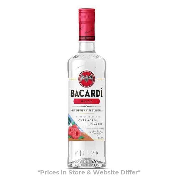 BACARDÍ Raspberry Flavored White Rum - Harford Road Liquors - hr-liquors.com