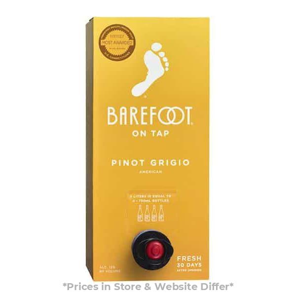 Barefoot On Tap Pinot Grigio - Harford Road Liquors - hr-liquors.com