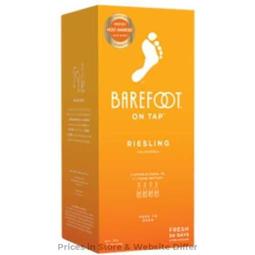 Barefoot On Tap Riesling - Harford Road Liquors - hr-liquors.com