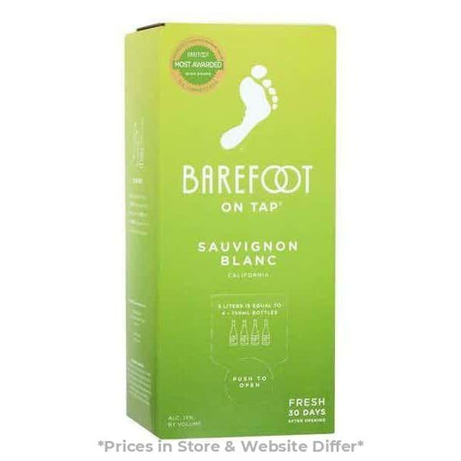 Barefoot On Tap Sauvignon Blanc - Harford Road Liquors - hr-liquors.com