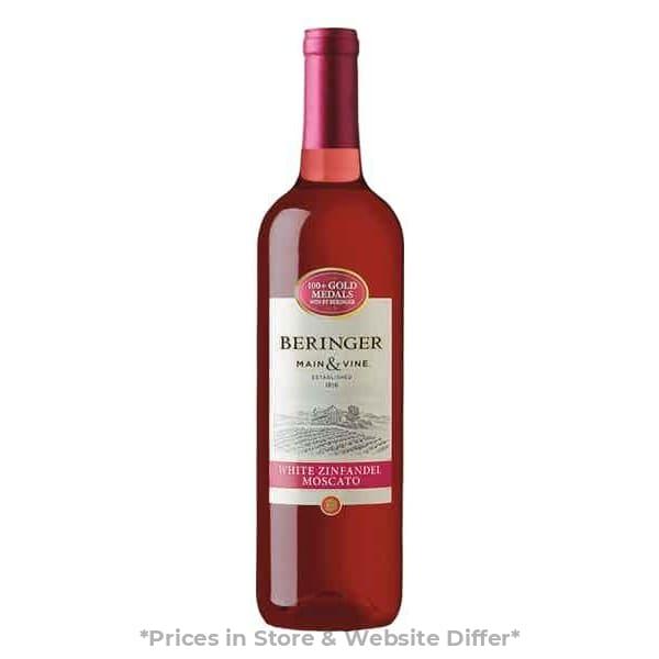 Beringer Main & Vine White Zinfandel Moscato - Harford Road Liquors - hr-liquors.com