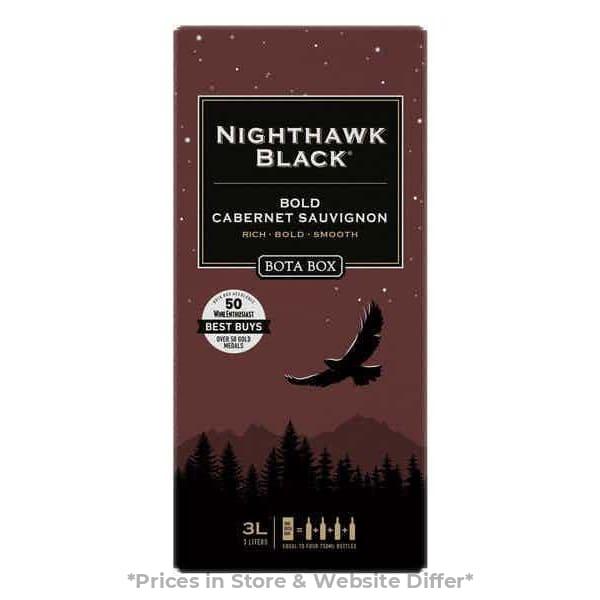 Bota Box Nighthawk Bold Cabernet Sauvignon - Harford Road Liquors - hr-liquors.com
