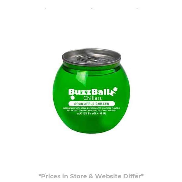 BuzzBallz Sour Apple Chiller - Harford Road Liquors - hr-liquors.com