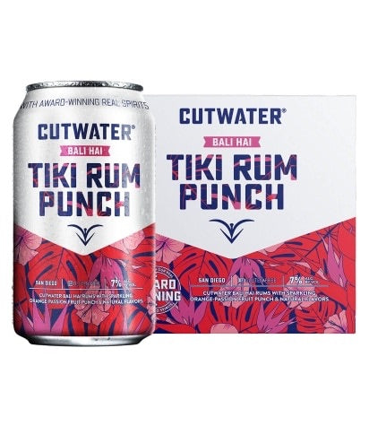 Cutwater tiki rum punch 4pck