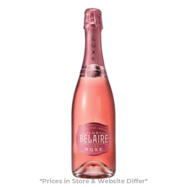 Luc Belaire Luxe Rose Champagne 750ml, Liquor Delivery