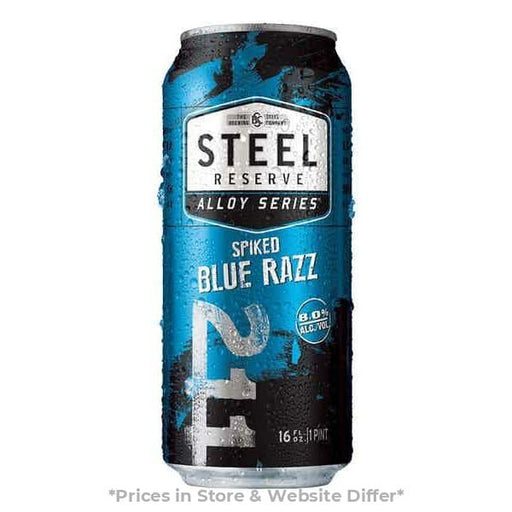 Steel Reserve Alloy Series Spiked Blue Razz (Tallboy's Cans) - Harford Road Liquors - hr-liquors.com