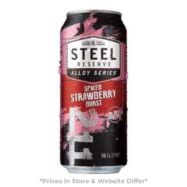 Steel Reserve Alloy Series Spiked Strawberry Burst (Tallboy's Cans) - Harford Road Liquors - hr-liquors.com