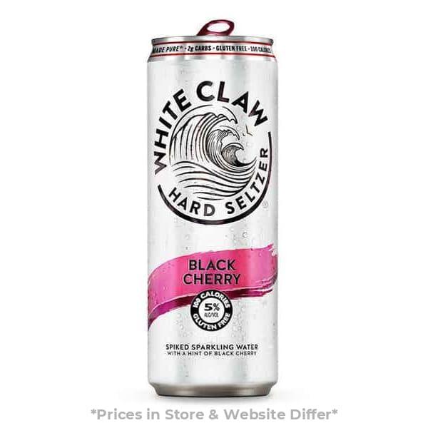 White Claw Black Cherry Hard Seltzer - Harford Road Liquors - hr-liquors.com