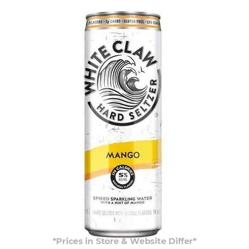 White Claw Mango Hard Seltzer (Tallboy's Cans) - Harford Road Liquors - hr-liquors.com