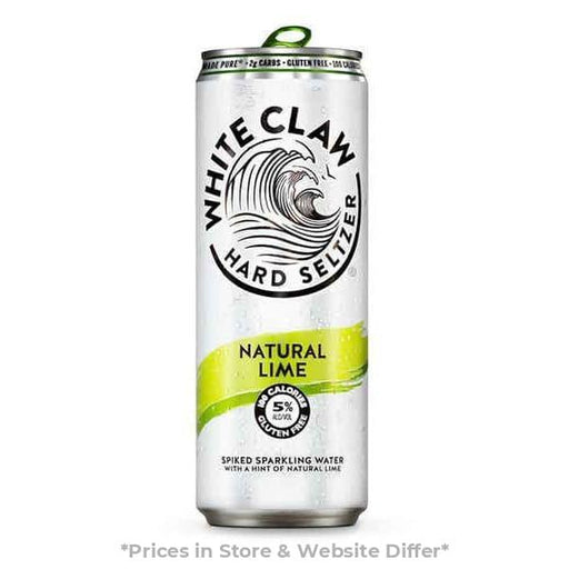 White Claw Natural Lime Hard Seltzer - Harford Road Liquors - hr-liquors.com